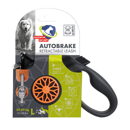 Load image into Gallery viewer, M-PETS Autobrake Retractable Leash