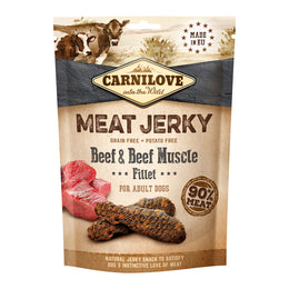 Load image into Gallery viewer, Carnilove Jerky Snack Beef & Beef Muscle Fillet
