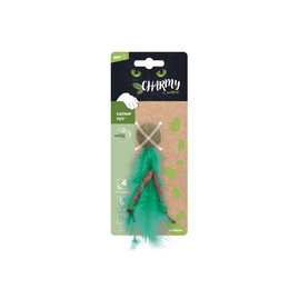 Load image into Gallery viewer, M-PETS Charmy Bugbear Green Catnip Cat Toy
