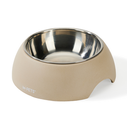 Load image into Gallery viewer, M-PETS Eco Bamboo Bowl Sand L 600ml
