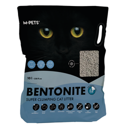 Load image into Gallery viewer, M-PETS Super Clumping Bentonite Cat Litter Baby Powder Scented 10L
