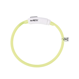 Load image into Gallery viewer, M-PETS Flash Led Rechargeable Collar S Green
