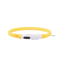 Load image into Gallery viewer, M-PETS Flash Led Rechargeable Collar S Orange
