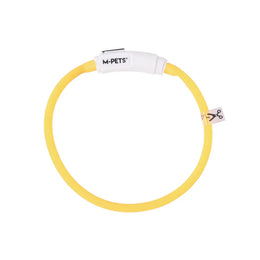 Load image into Gallery viewer, M-PETS Flash Led Rechargeable Collar S Orange
