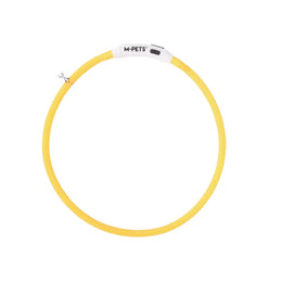 Load image into Gallery viewer, M-PETS Flash Led Rechargeable Collar M Orange
