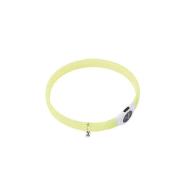 Load image into Gallery viewer, M-PETS Flash Led Rechargeable Collar L Green
