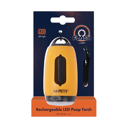 Load image into Gallery viewer, M-PETS Flash Led Poop Torch Orange
