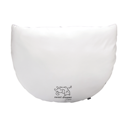 Load image into Gallery viewer, M-PETS Sweet Dreams Triangle Cat Cushion Black &amp; White
