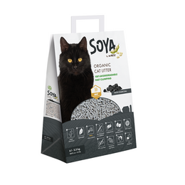 Load image into Gallery viewer, M-PETS Soya Organic Cat Litter Charcoal 6 L - 100% Biodegradable
