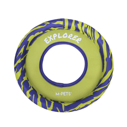 Load image into Gallery viewer, M-PETS Sprintpuff Frisbee Dog Toy Green/Purple
