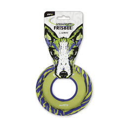 Load image into Gallery viewer, M-PETS Sprintpuff Frisbee Dog Toy Green/Purple
