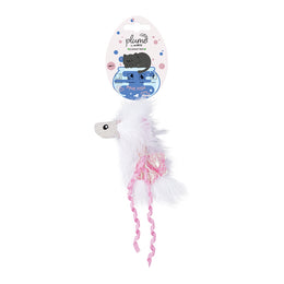 Load image into Gallery viewer, M-PETS Plume Pink Fish Catnip Cat Toy
