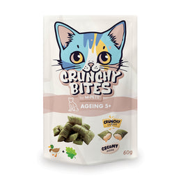 Load image into Gallery viewer, M-PETS Crunchy Bites with Function Cat Treat - Ageing 5+ 60g
