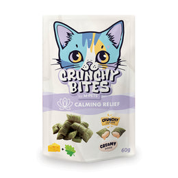Load image into Gallery viewer, M-PETS Crunchy Bites with Function Cat Treat - Calming Relief 60g
