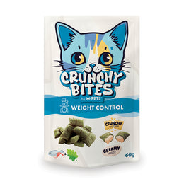 Load image into Gallery viewer, M-PETS Crunchy Bites with Function Cat Treat - Weight Control  60g
