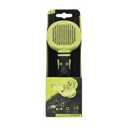 Load image into Gallery viewer, M-PETS Click &amp; Groom 1-click Cleaning Pin Brush S
