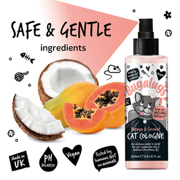 Load image into Gallery viewer, Bugalugs Papaya and Coconut Cat Cologne 200ml (6.8 Fl Oz)
