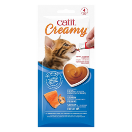 Load image into Gallery viewer, CatIt Creamy Salmon &amp; Prawns Lickable Treats
