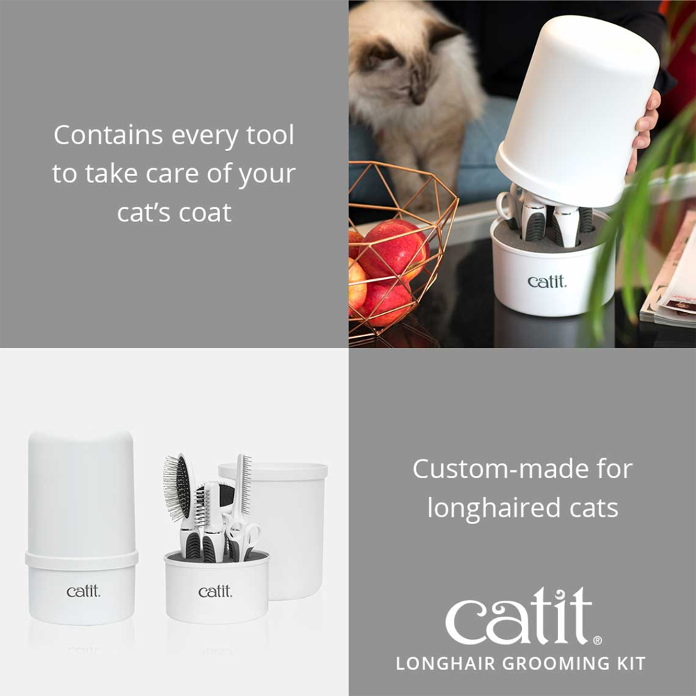Catit Longhair Grooming Kit for Cat