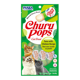 Load image into Gallery viewer, Inaba Churu Pops Tuna With Chicken Recipe Cat Treats
