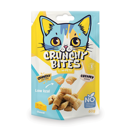 Load image into Gallery viewer, M-PETS Crunchy Bites Cat Treat - Cheese 60g
