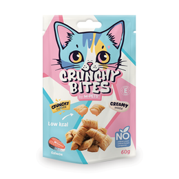 Load image into Gallery viewer, M-PETS Crunchy Bites Cat Treat - Salmon 60g
