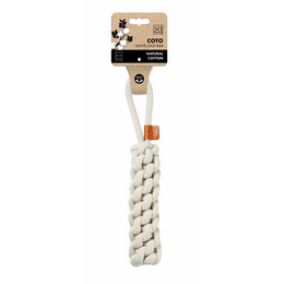 Load image into Gallery viewer, M-PETS Coto White Loop Bar Eco Friendly Dog Toy
