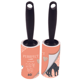 Load image into Gallery viewer, M-PETS Purrfect Lint Rollers Pink 60 Sheets
