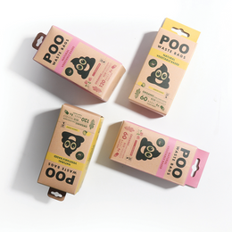 Load image into Gallery viewer, M-PETS Poo Eco Friendly Waste Bags Rose Scented
