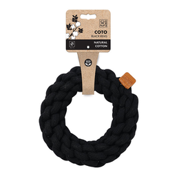 Load image into Gallery viewer, M-PETS Coto Black Ring Eco Friendly Dog Toy

