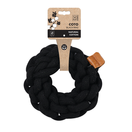 Load image into Gallery viewer, M-PETS Coto Black Ring Eco Friendly Dog Toy
