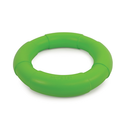 Load image into Gallery viewer, M-PETS Air Toss Circle Green Dog Toy
