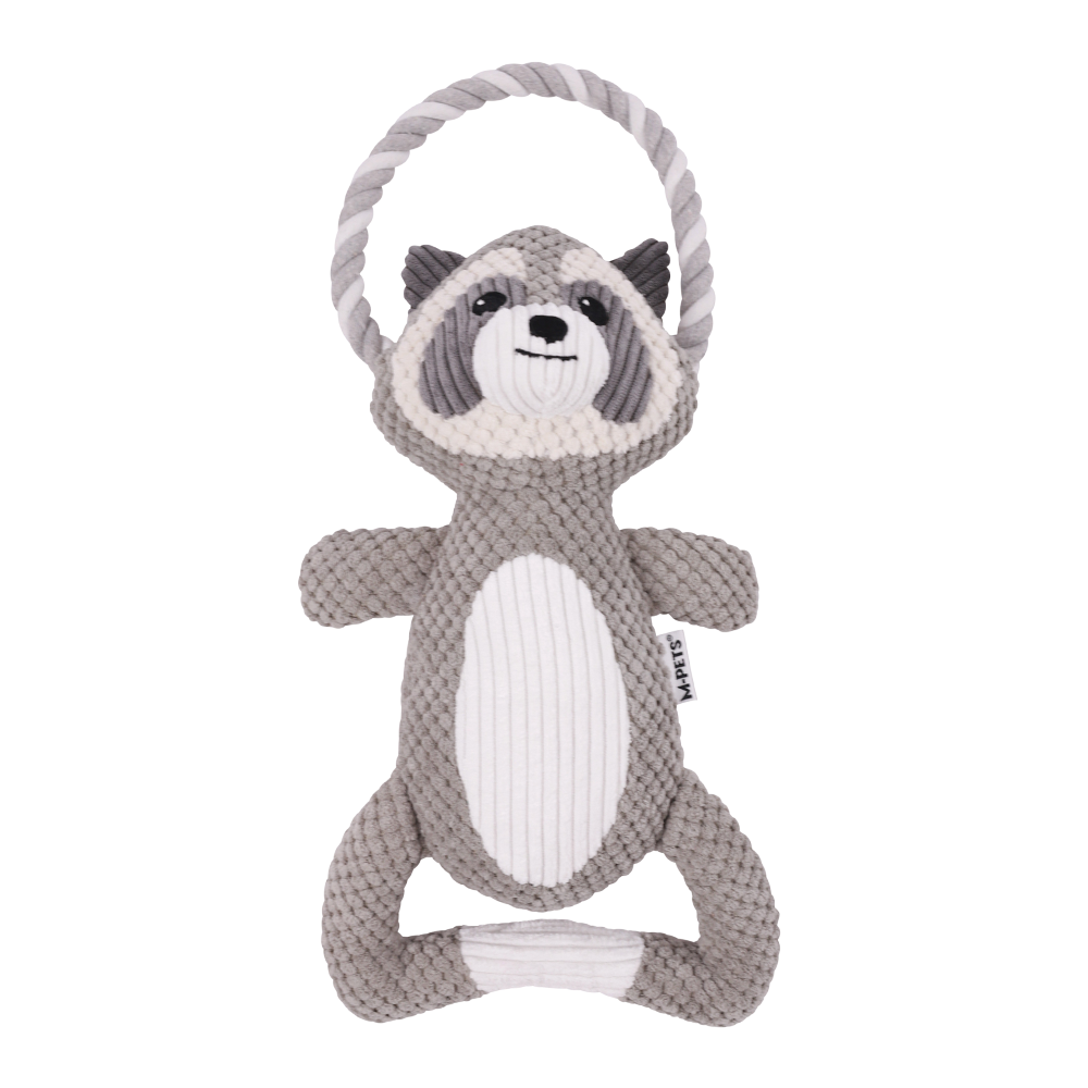 M-PETS Chewtopia Raccoon Dog Toy