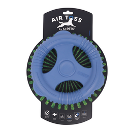 Load image into Gallery viewer, M-PETS Air Toss Wheel Blue Dog Toy
