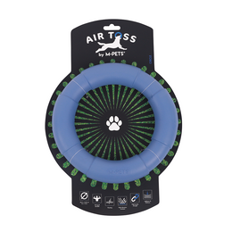 Load image into Gallery viewer, M-PETS Air Toss Circle Blue Dog Toy
