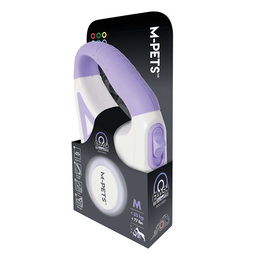 Load image into Gallery viewer, M-PETS Flash Retractable Leash White &amp; Purple
