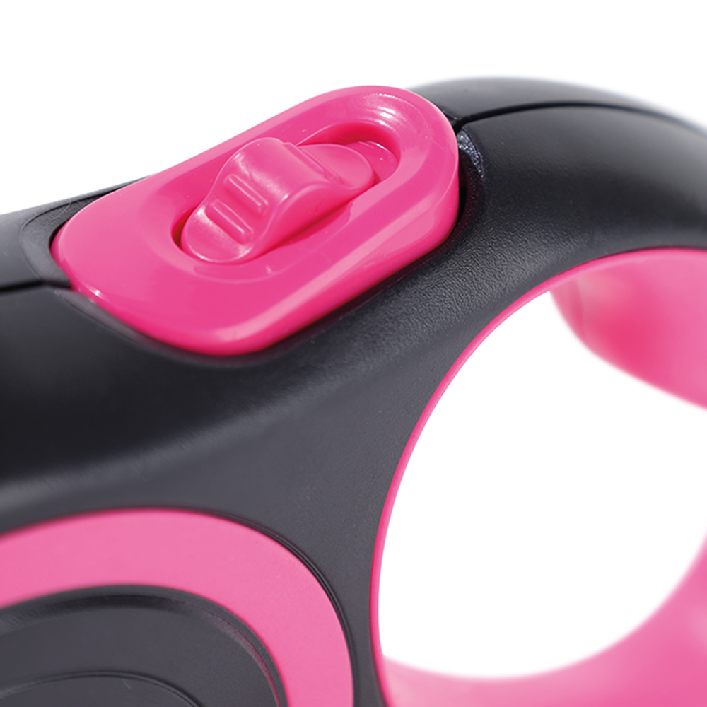 M-PETS Liberty Dog Retractable Leash Pink