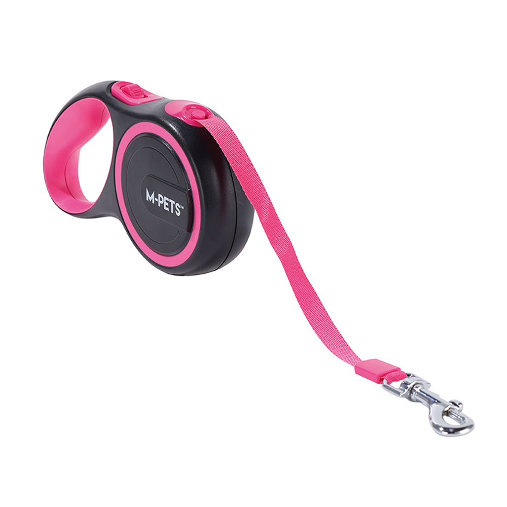 Kohepets Flexi Vario Retractable Tape Dog Leash Pink Flexi Dog