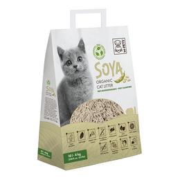 Load image into Gallery viewer, M-PETS Soya Organic Cat Litter Non Scented - 100% Biodegradable

