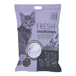 Load image into Gallery viewer, M-PETS Fresh Diamonds Silica Gel Cat Litter Lavender
