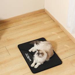 Load image into Gallery viewer, M-PETS Duplex Black Cat Litter Mat
