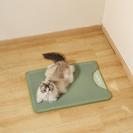 Load image into Gallery viewer, M-PETS Duplex Green Cat Litter Mat
