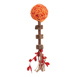 Load image into Gallery viewer, M-PETS Charmy Amulet Matatabi Orange Catnip Cat Toy
