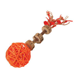 Load image into Gallery viewer, M-PETS Charmy Amulet Matatabi Orange Catnip Cat Toy
