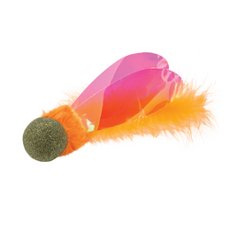 Load image into Gallery viewer, M-PETS Charmy Firefly Orange Catnip Cat Toy
