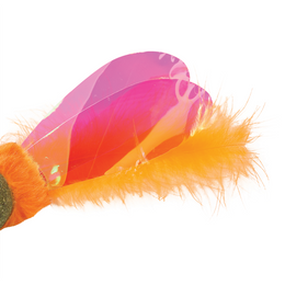 Load image into Gallery viewer, M-PETS Charmy Firefly Orange Catnip Cat Toy
