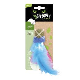 Load image into Gallery viewer, M-PETS Charmy Firefly Blue Catnip Cat Toy
