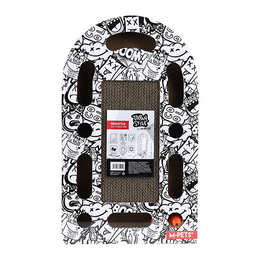 Load image into Gallery viewer, M-PETS Freestyle Cat Scratcher Black &amp; White
