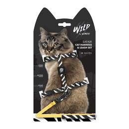 Load image into Gallery viewer, M-PETS Wild Safari Cat Set (Harness &amp; Leash)
