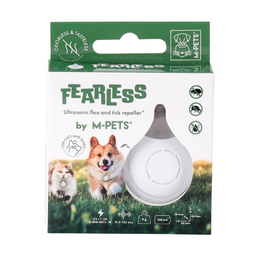 Load image into Gallery viewer, M-PETS Fearless Ultrasonic Tick Repeller White
